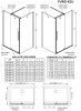 Furo KDJ 120x80 cm szögletes zuhanykabin