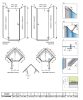 Radaway Essenza New PTJ 80x80 ötszögletű zuhanykabin