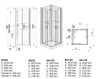 kpl-KCKN/Basic-SHP 80x80 hátfalas komplett zuhanykabin