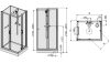 kpl-KCKN/CLII 120x90 hátfalas komplett zuhanykabin