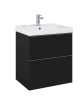 Monterey 60 cm modern fürdőszobabútor  matt fekete