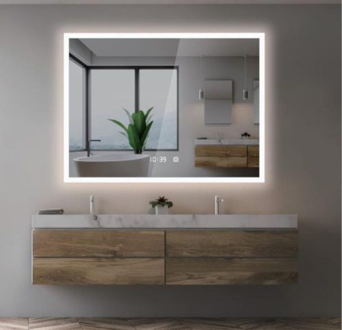 Arezzo design okos tükör 70x60 cm LED világítással, kijelzővel