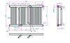  Smart antracit 500x800 radiátor méretei