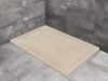 Doris F 120x80 téglalap műmárvány zuhanytálca beige