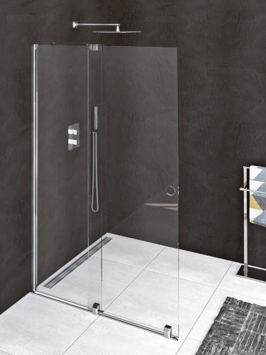 Modular Shower 160 fix fal tolóajtóval